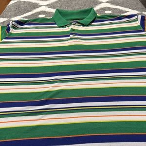 Mens SAHARA CLUB Striped Polo size 5XL